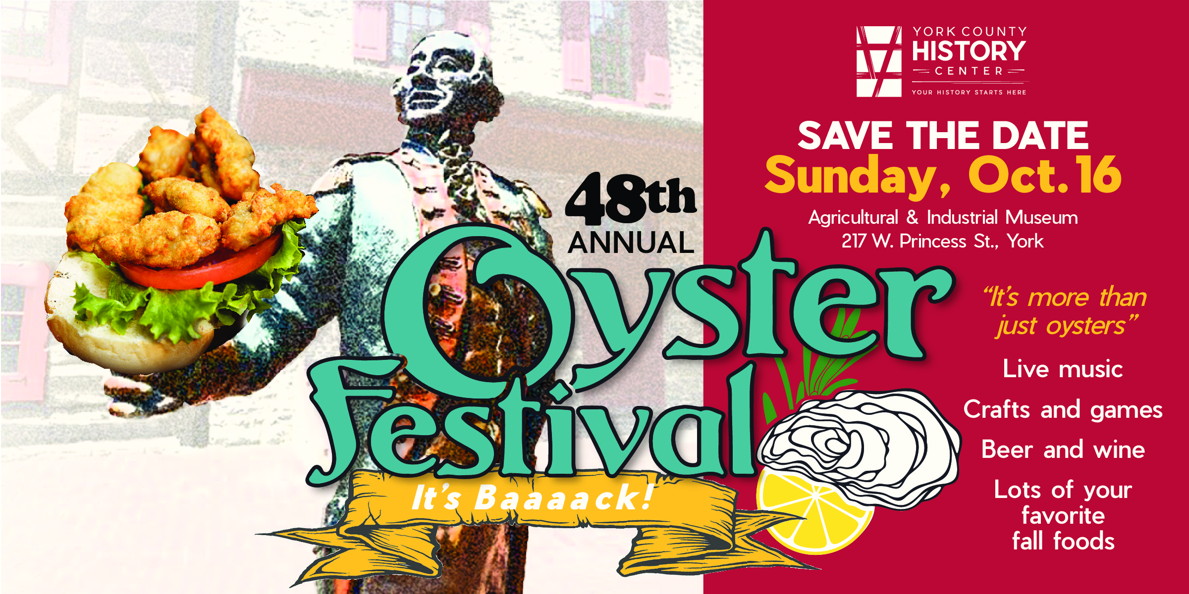 Oyster Festival, York County History Center at Agricultural and